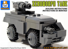 Lego Bricks Custom Model Famous Movies Micro Vehicle Aliens APC