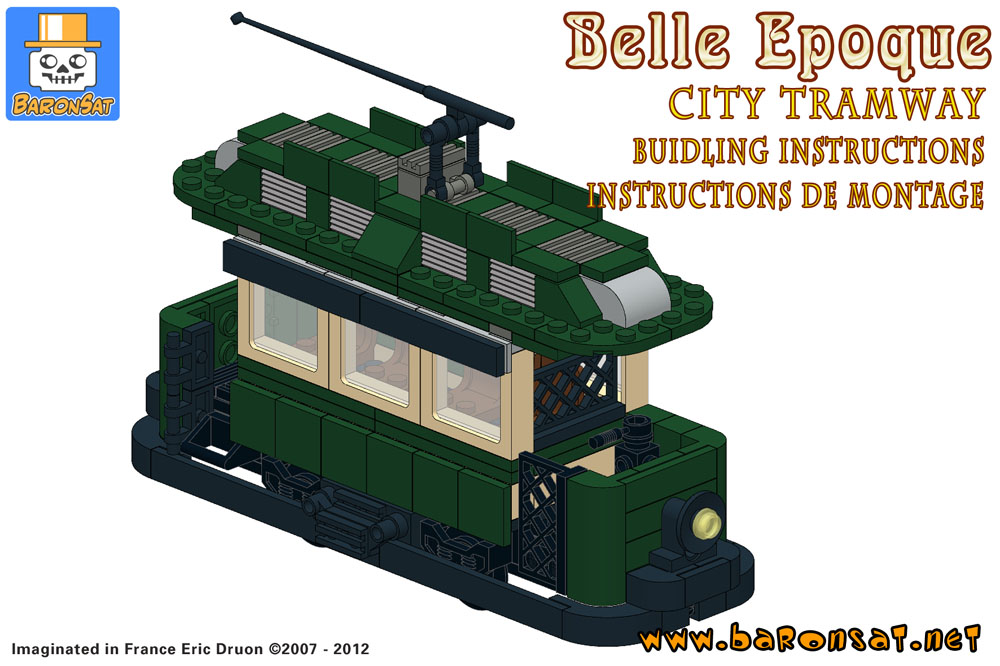 lego building instructions Old Tramway custom model moc