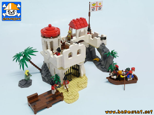 Lego moc Spanish Island custom model