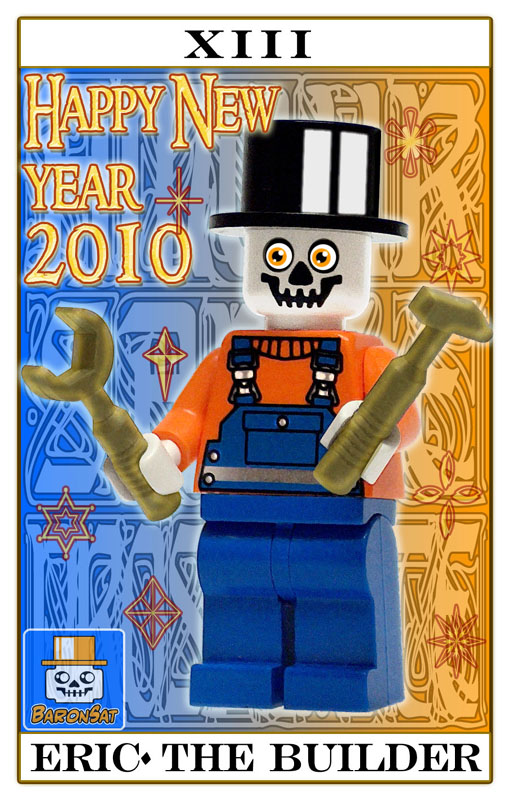 Lego moc Happy New Year