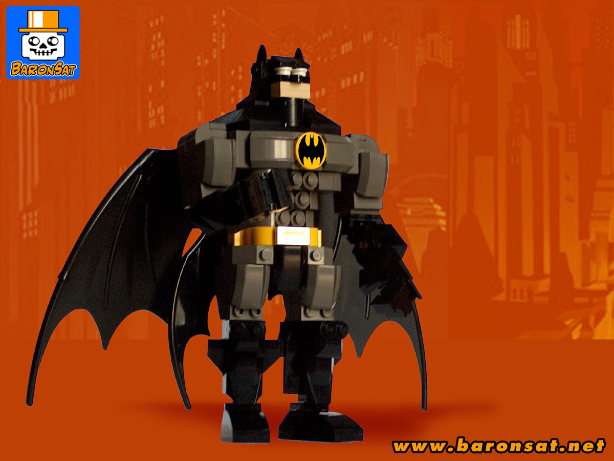 Lego Batman Brick Figure MOC