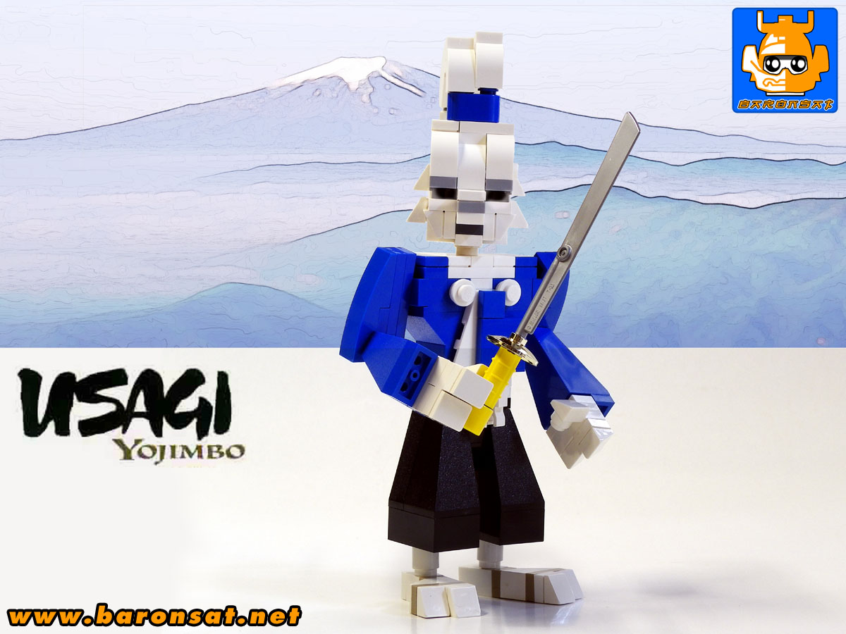 Lego Usagi Yojimbo Brick Figure MOC