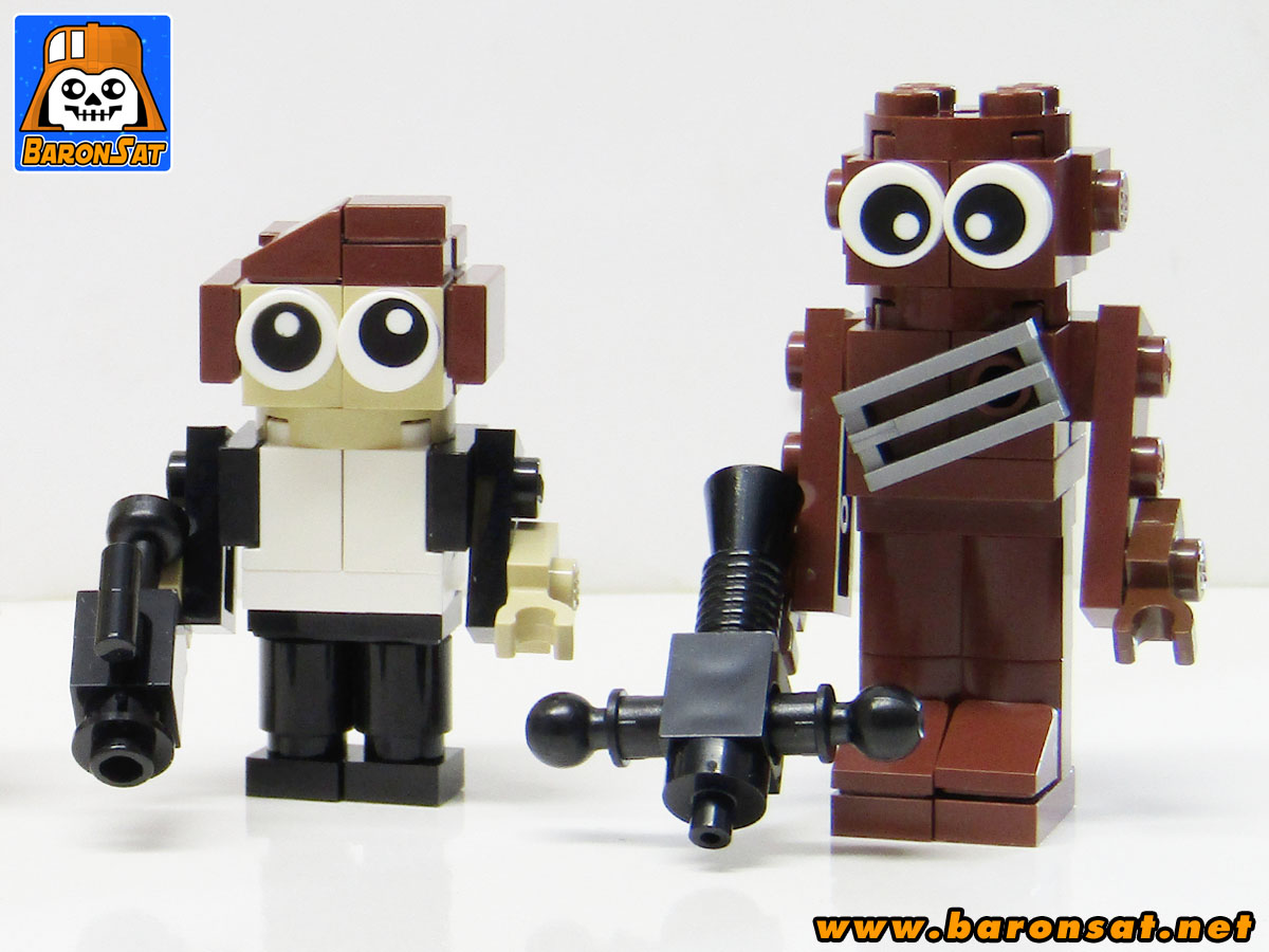 Lego moc mini Star Wars Han Chewbacca