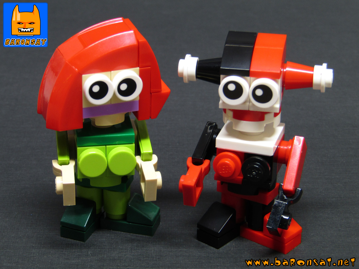 Lego moc mini DC Poison Ivy Harley Quinn