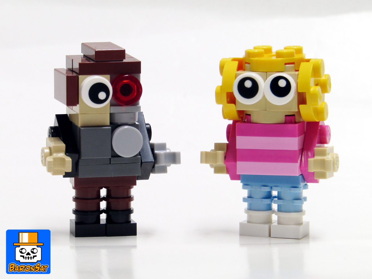 Lego moc mini Terminator & Sarah Connor