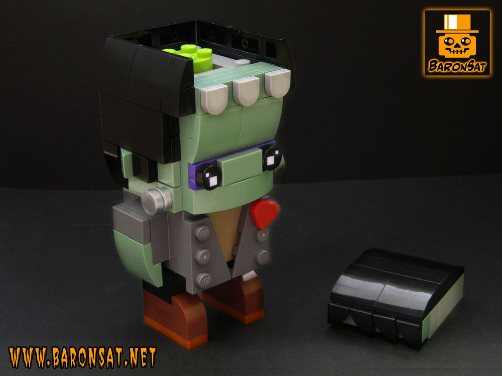 Halloween Frankenstein's monster Lego moc custom Brickheadz model