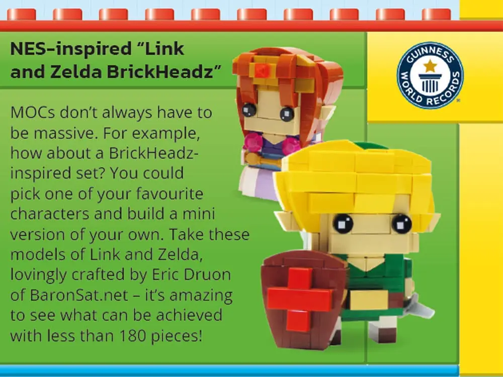 lego moc 2025 Guinness Book of World Records Zelda instructions