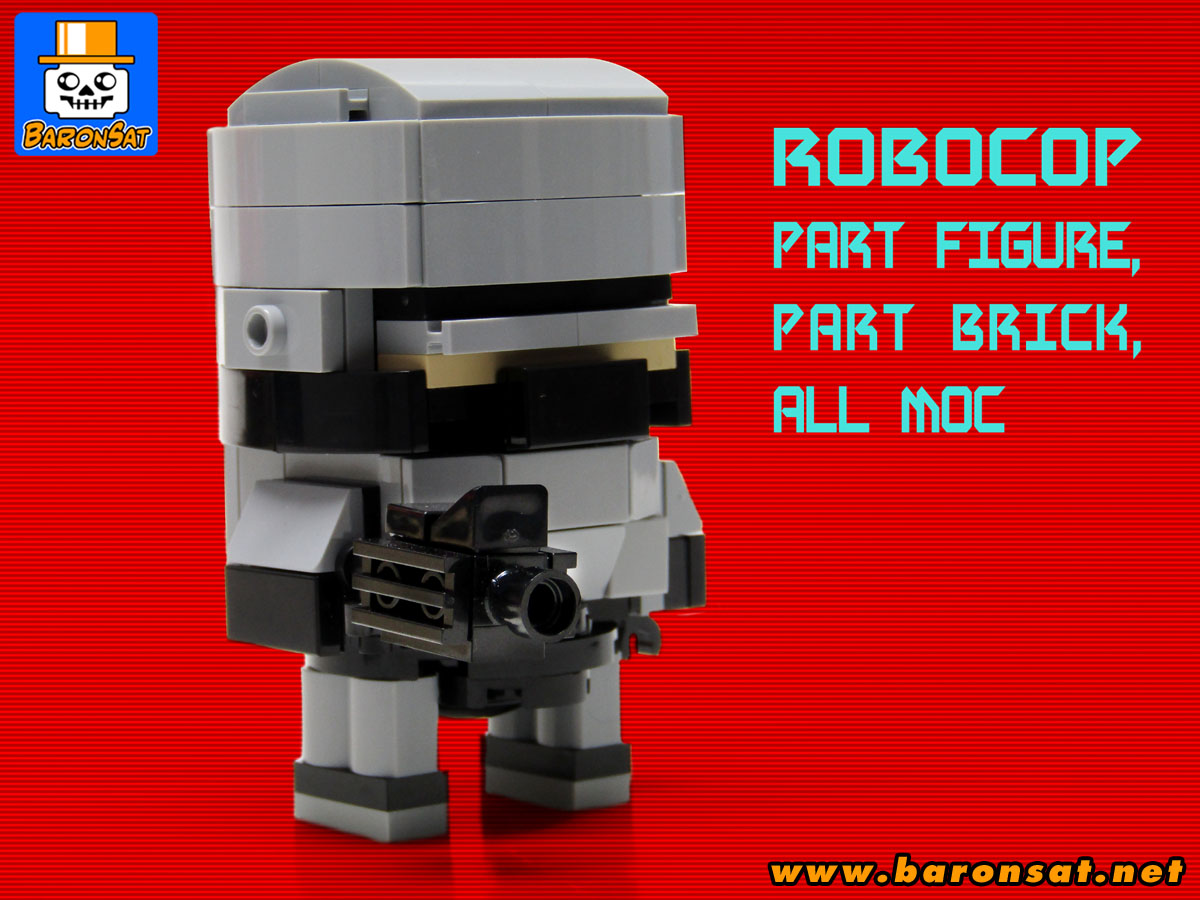 lego-moc Robocop Brickheadz