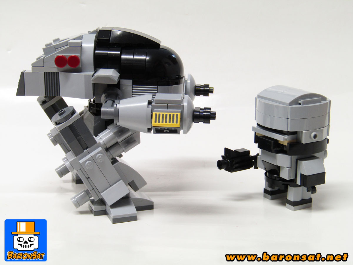 lego moc Robocop & ED-209 Brickheadz