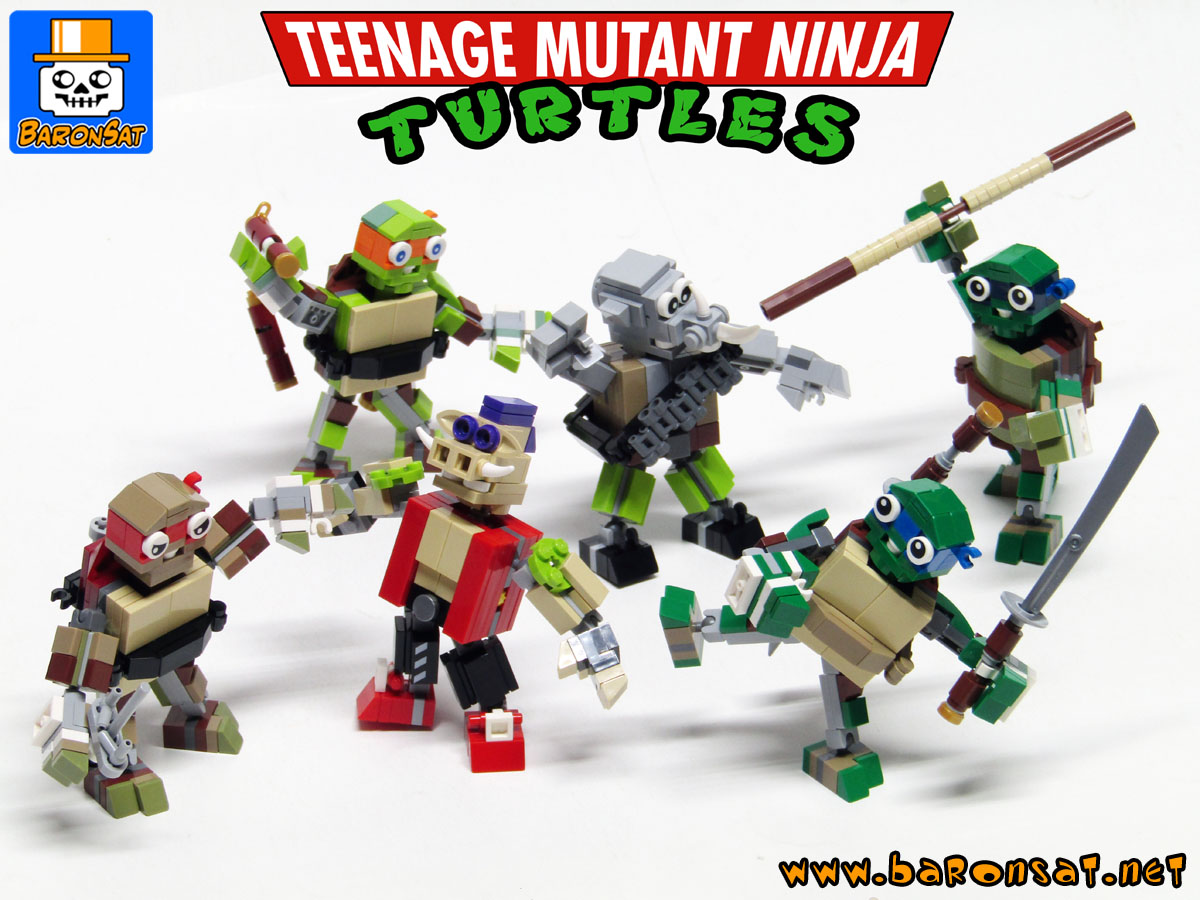 TMNT Lego moc brick custom model by BaronSat