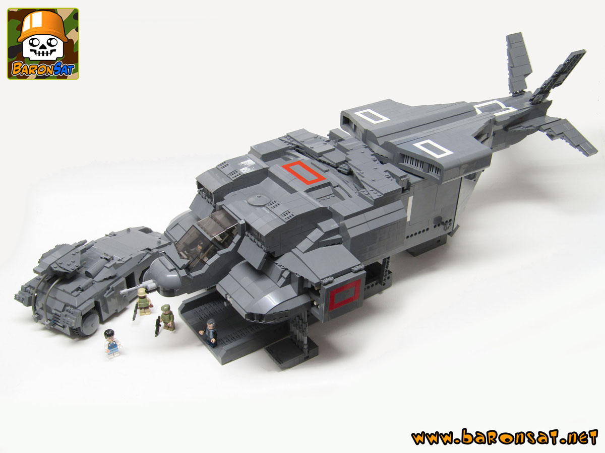 Lego moc Aliens Dropship with APC