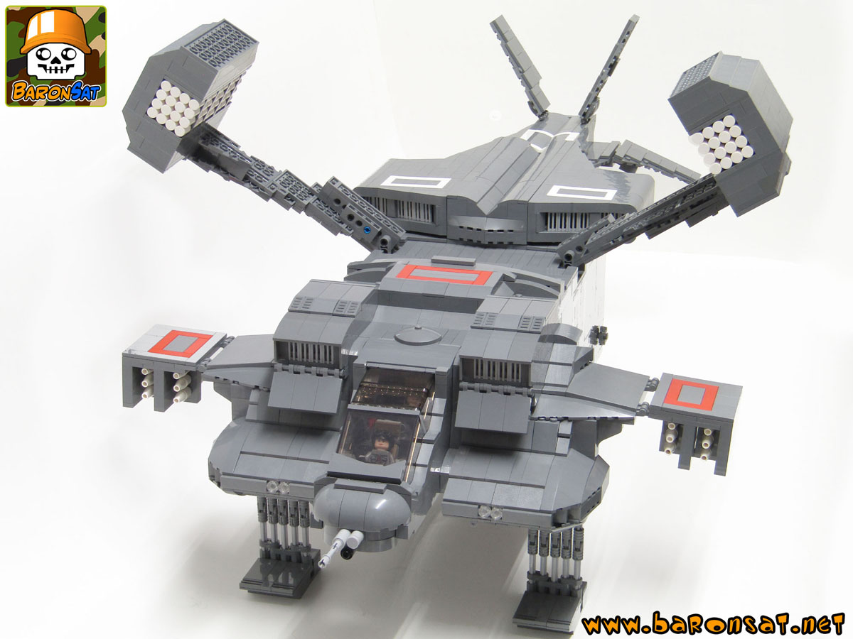 Lego moc Aliens Dropship Attack Mode