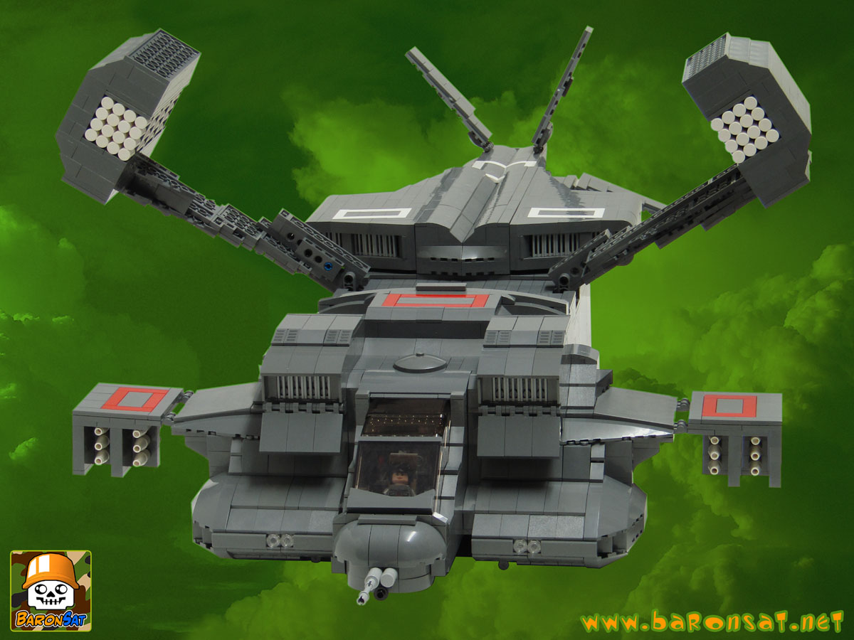 Lego moc Aliens Dropship  Flying