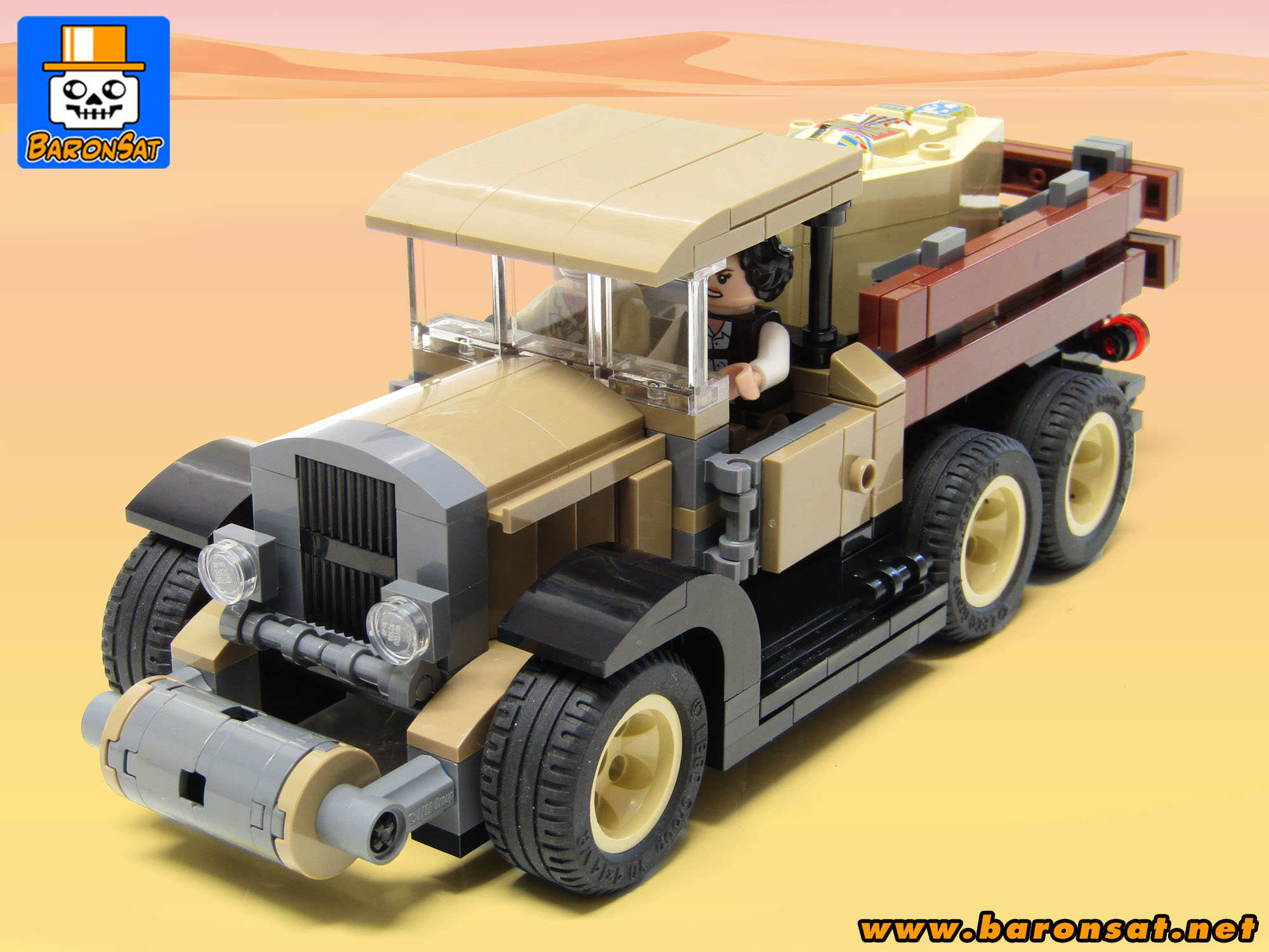 Lego moc Adventurers Redux Baron Von Baron Truck
