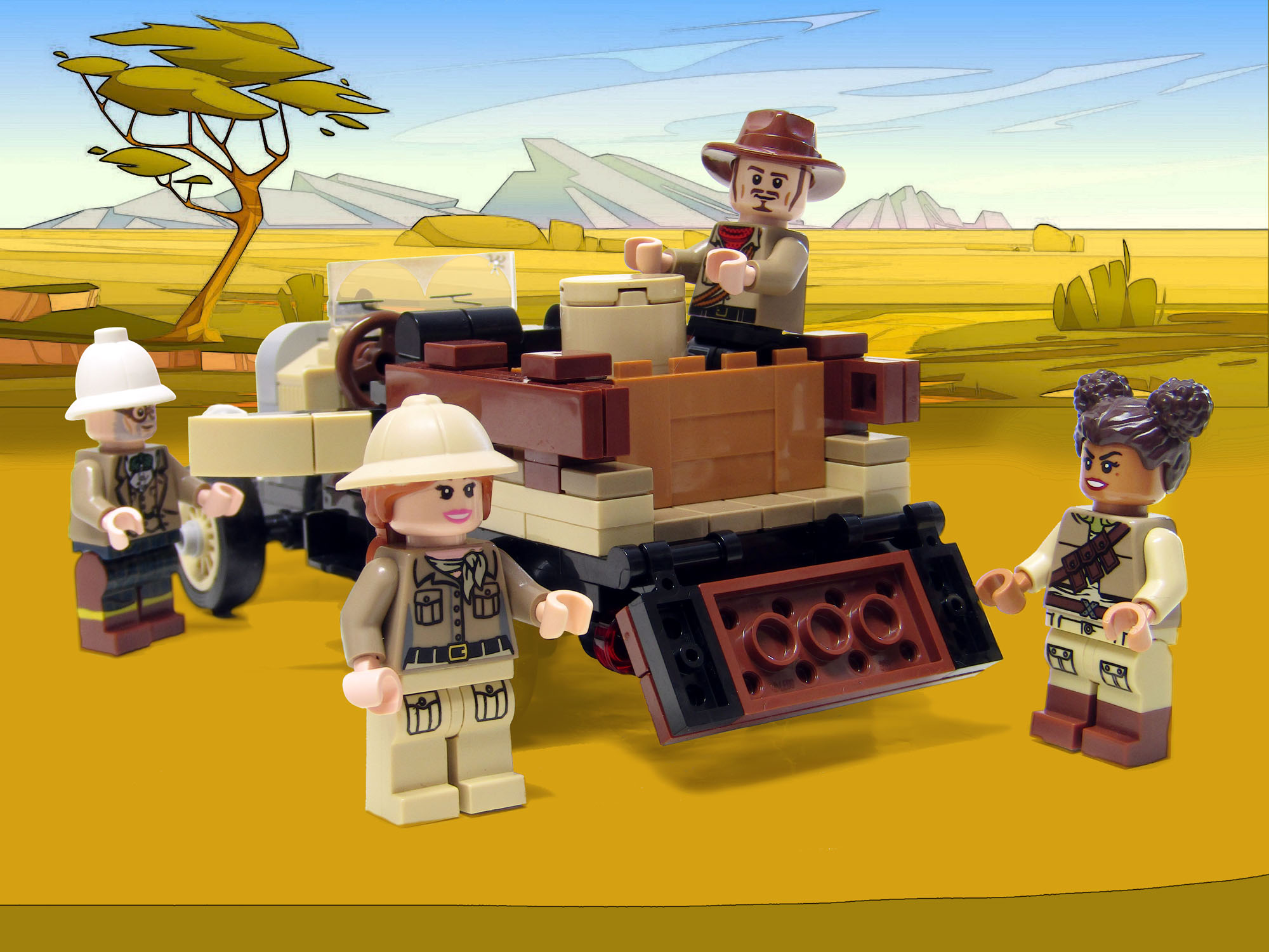 LEGO MOC Lego Indiana Jones 2: Hot Rod Model by Artifice