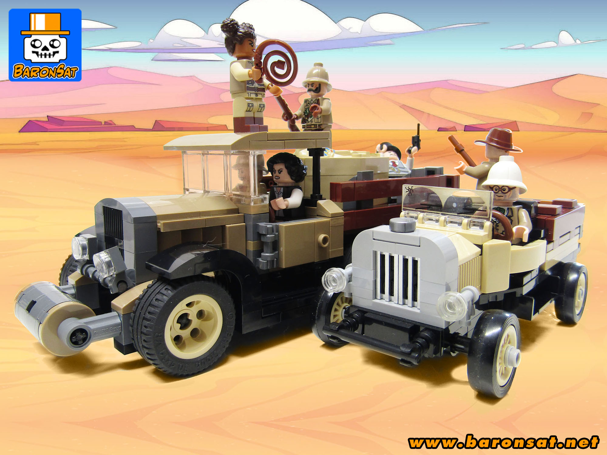 Lego moc Adventurers Redux Trucks