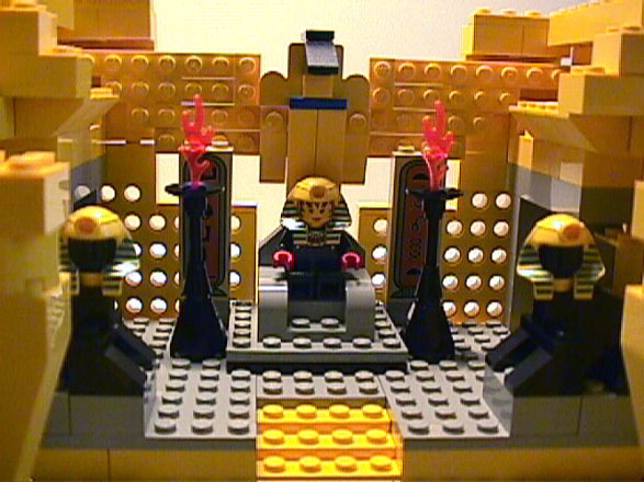 Lego moc Ancient Sphinx custom model Throne