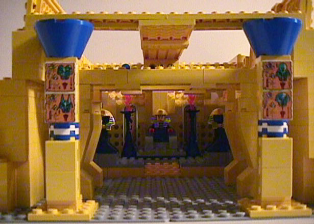 Lego moc Ancient Sphinx custom model Columns