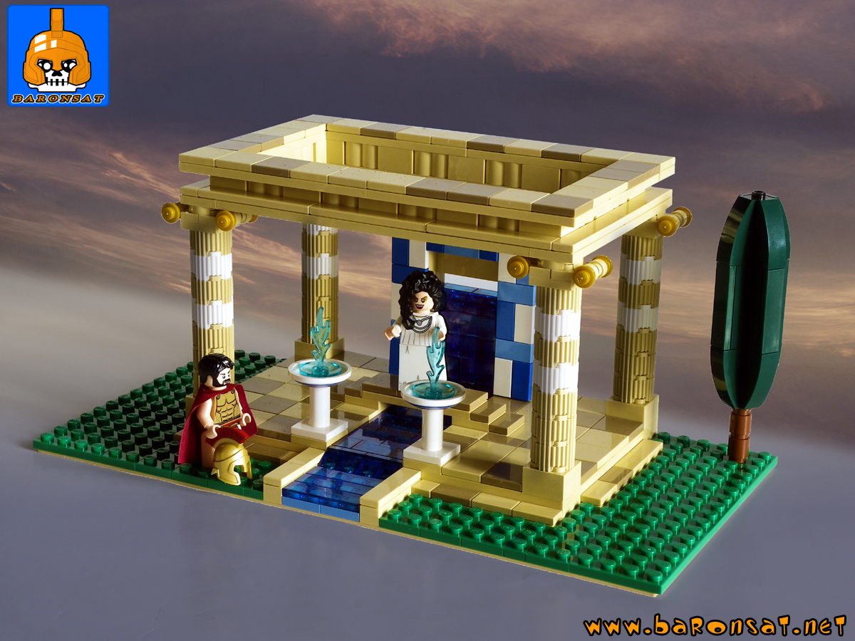 Lego moc Ancient Greek Oracle Temple Model