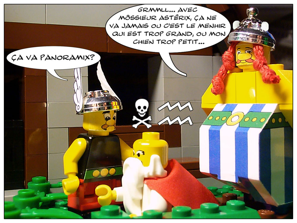Lego moc Asterix & Obelix minifigures custom model