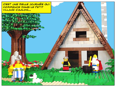 Lego moc Ancient Gaul Asterix custom model