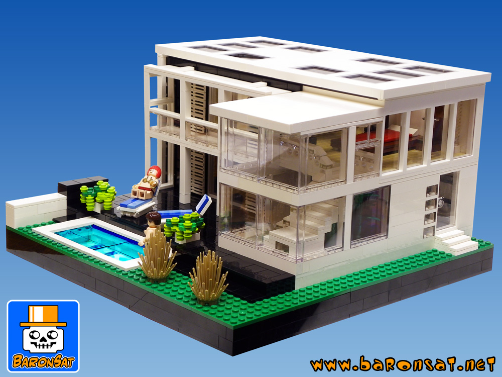 Lego moc Spanish Villa Architecture View 2