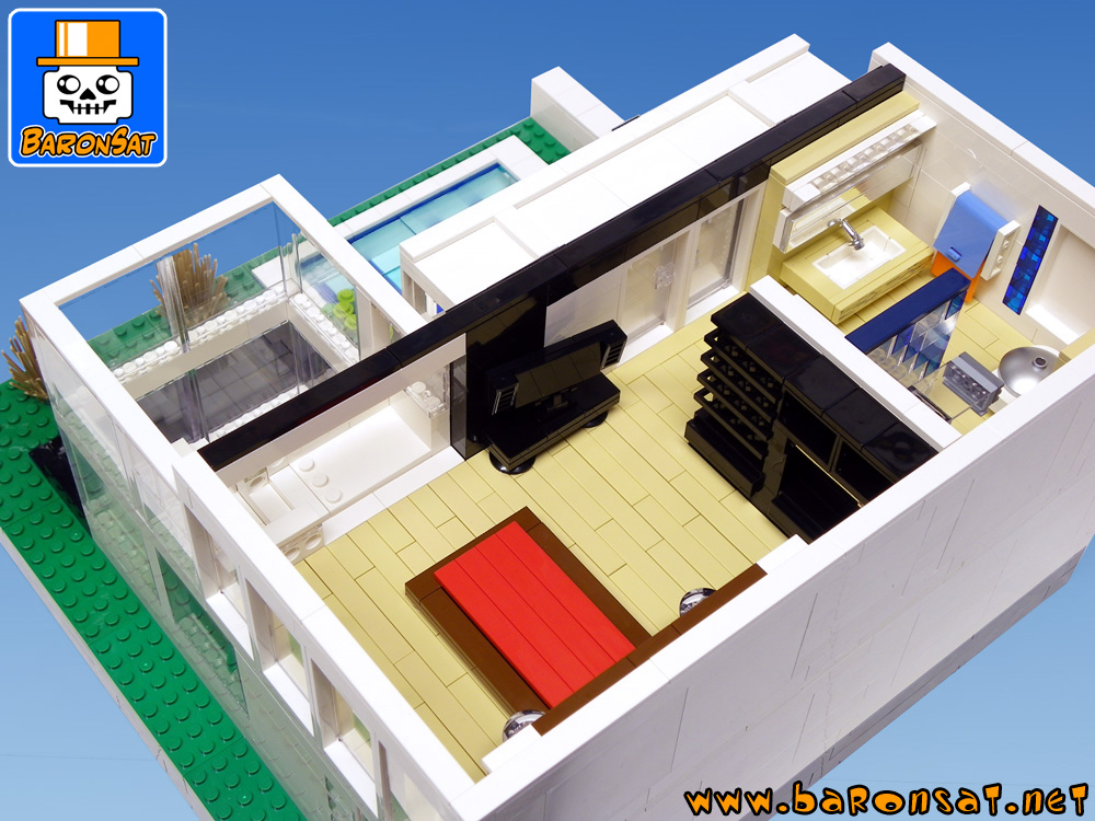 Lego moc Spanish Villa Architecture Interior 2