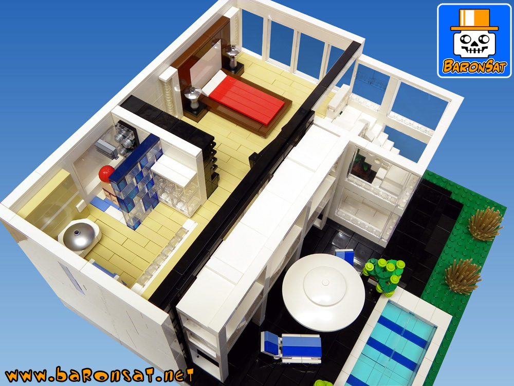 Lego moc Spanish Villa Architecture Interior 3