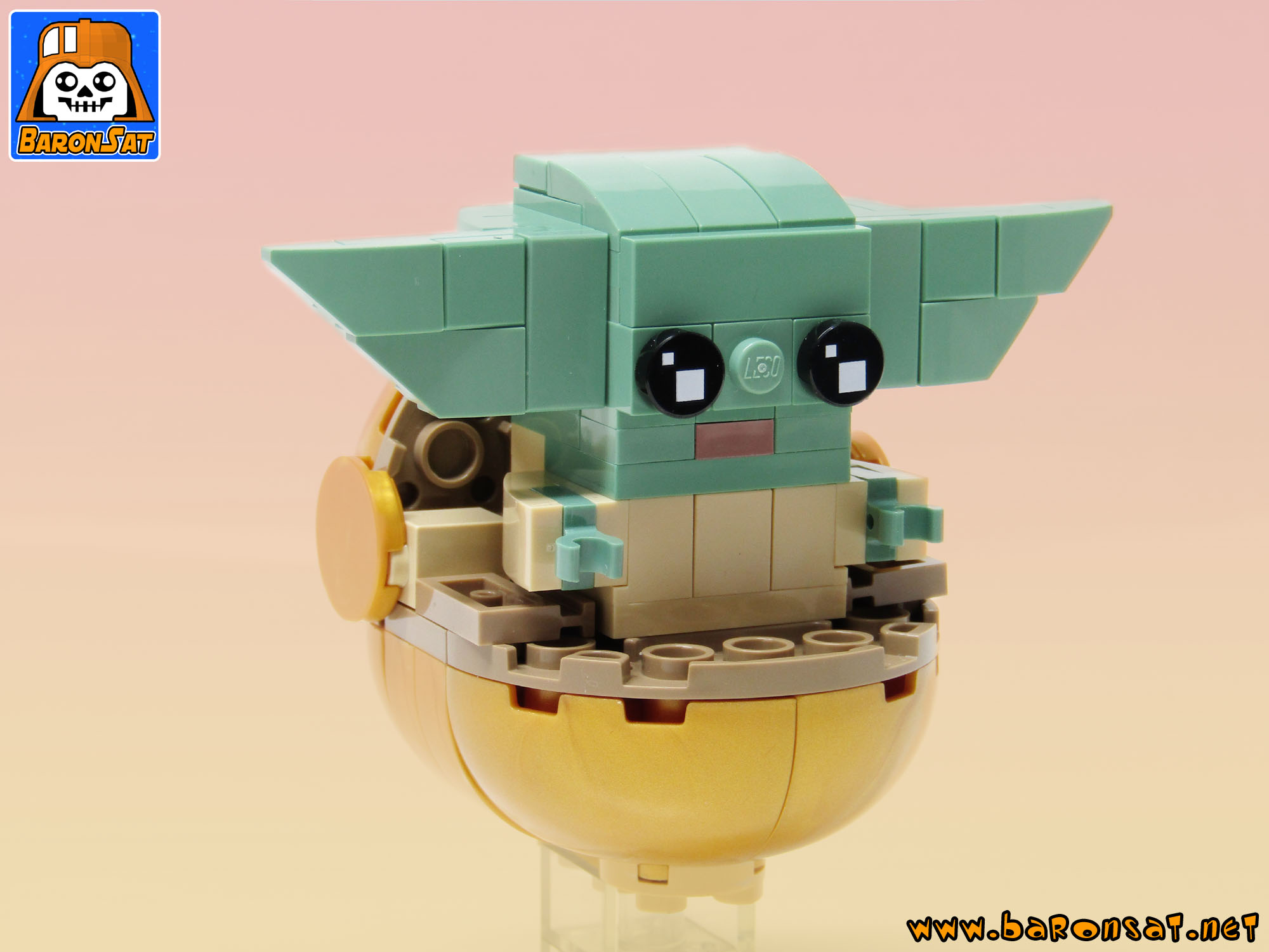 Lego baby Yoda Brickheadz moc model