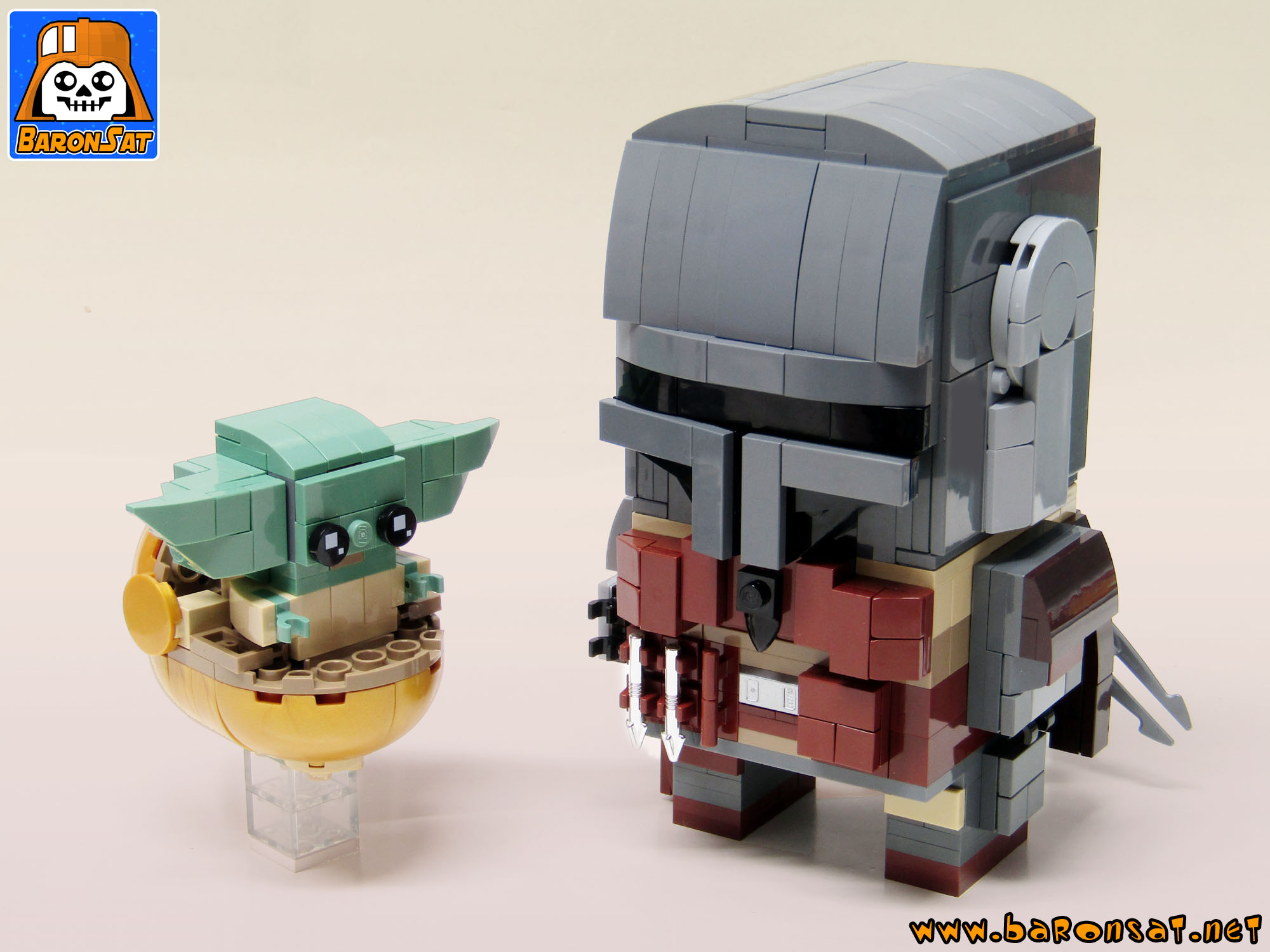 Lego moc Mandalorian Baby Yoda