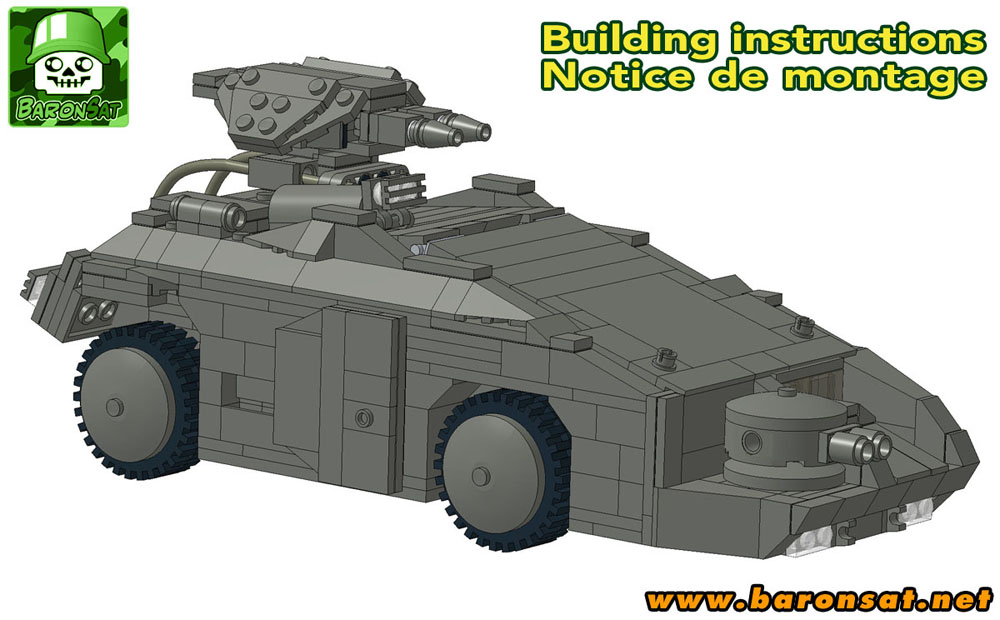 Lego moc Aliens APC Building Instructions