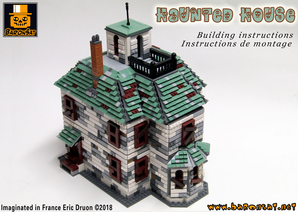 Lego moc Haunted House instructions