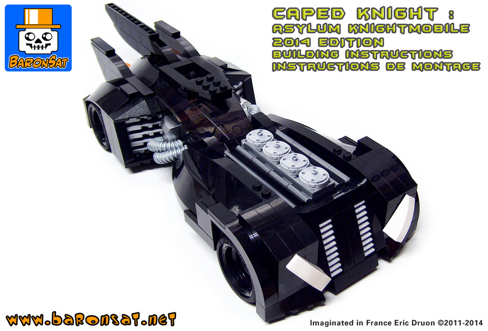 Lego Bricks Custom Batmobile Arkham Asylum