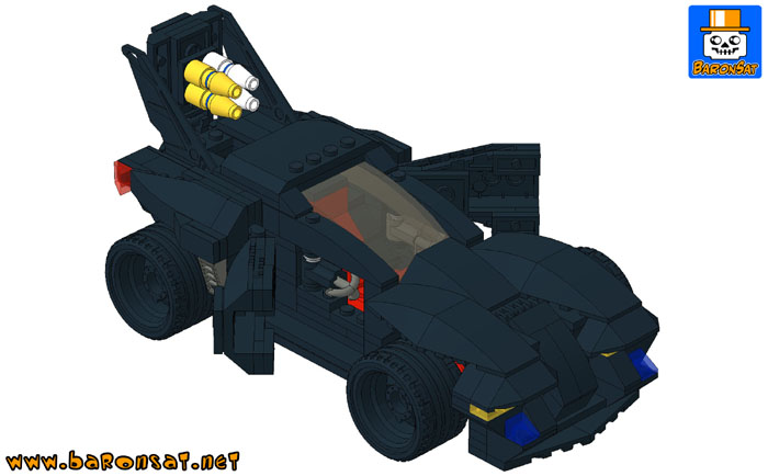 Instructions Lego Bricks Custom Batmobile Ankonian Open