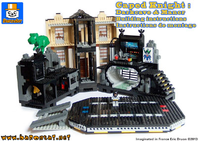 lego batcave and wayne manor building instructions custom moc
