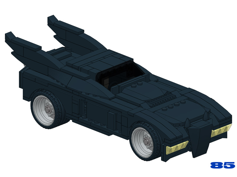 Instructions Lego Bricks Custom Batmobile James Bond