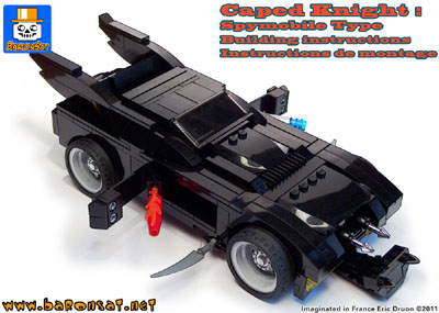 lego gadget batmobile building instructions custom moc