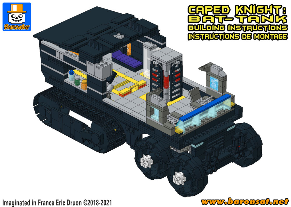Lego moc Bricks Custom Bat-Tank Sample