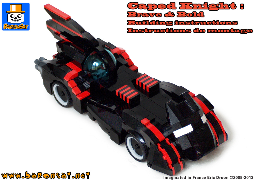 Lego Bricks Custom Model Batmobile Brave & Bold
