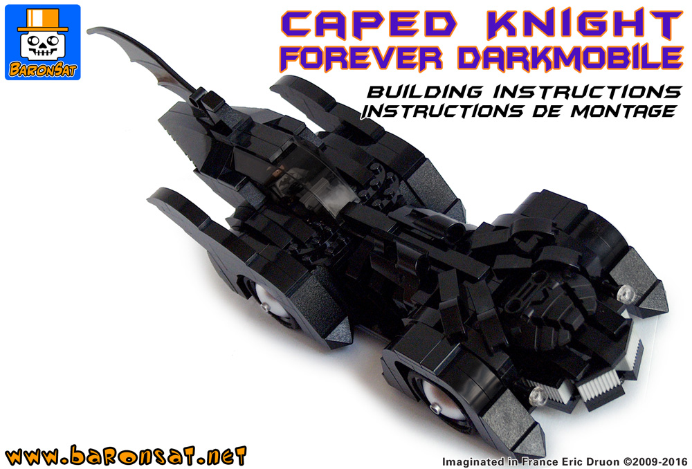 Lego Bricks Custom Model Batmobile Batman Forever Movie