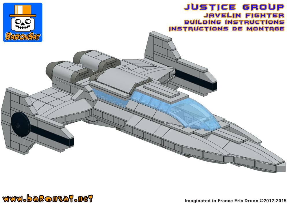 Instructions Lego Bricks Custom Javelin 7 Justice League