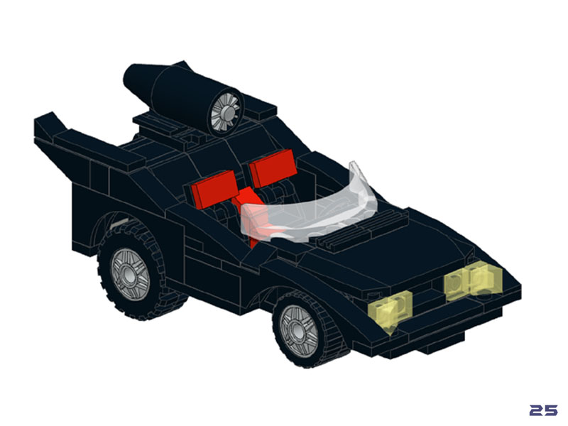 Instructions Lego Bricks Custom Mini Batmobile