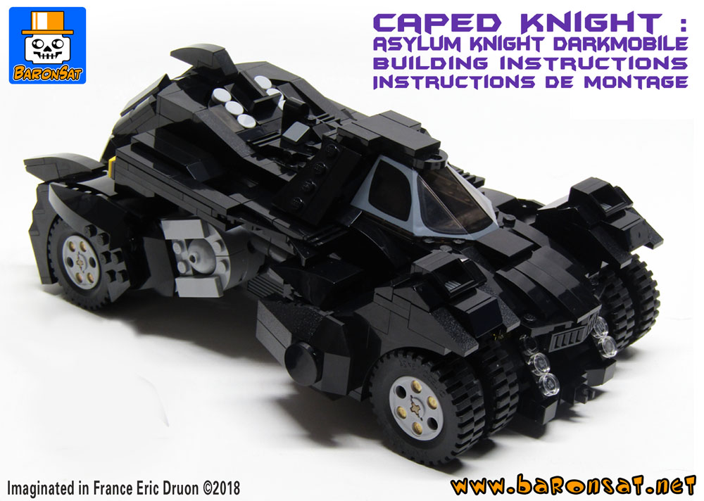 Lego moc Batmobile Rocksteady Instructions