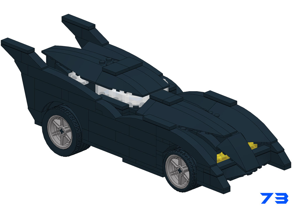 Instructions Lego Bricks Custom Batmobile TNBA Animated