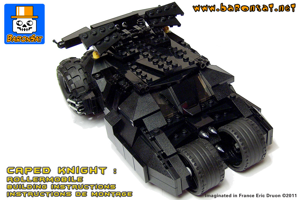 Lego Bricks Custom Model Batmobile Tumbler Movie