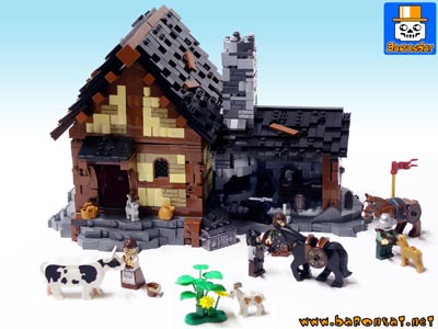 lego building instructions blacksmith forge custom model moc