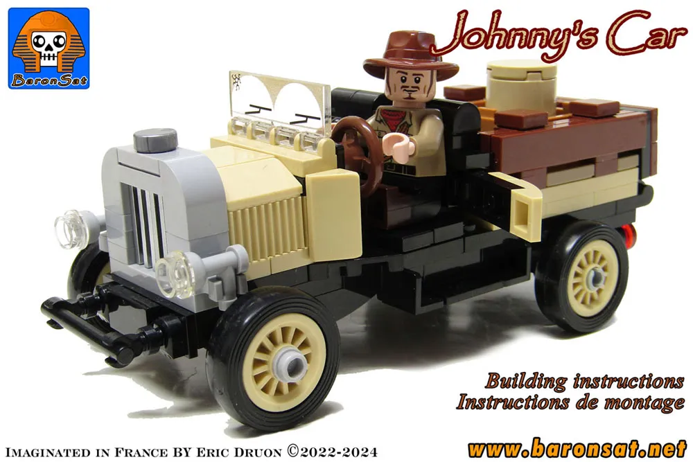 Adventurers Lego Moc Car Instructions Lego moc Johnny's Car Truck Instructions Cover