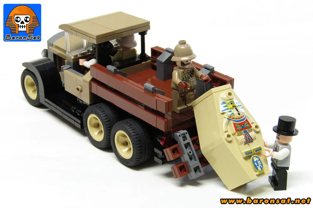Adventurers Lego Moc Truck Lego moc Adventurers Desert Truck cover back