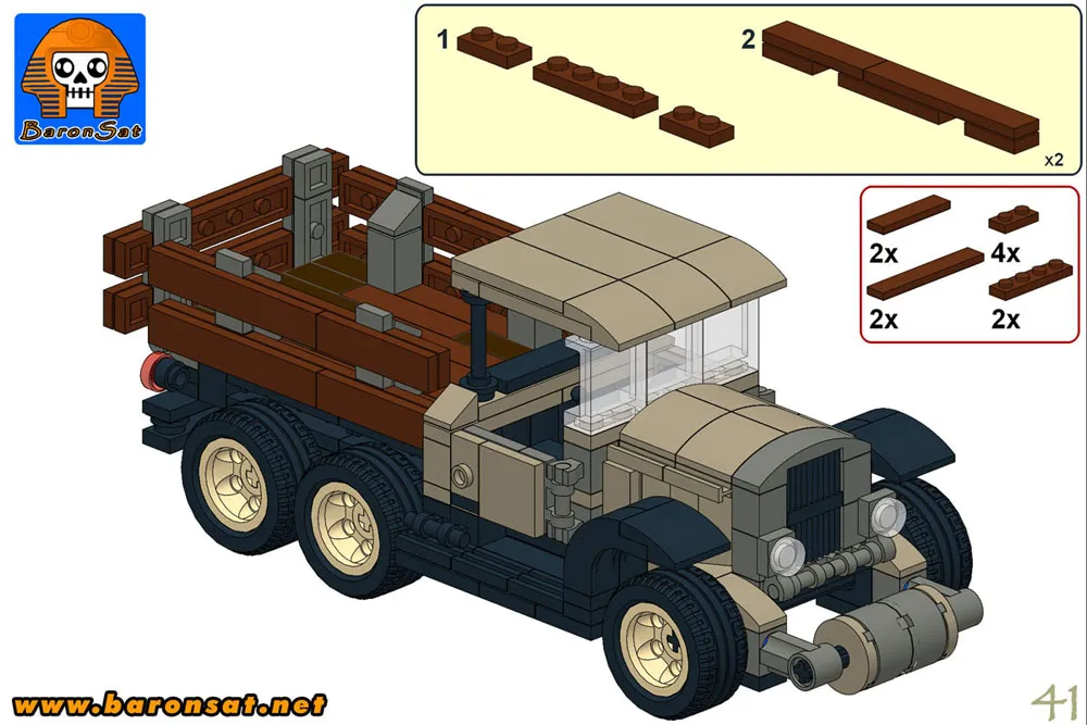 Adventurers Lego Moc Truck Sample Lego moc Adventurers Desert Truck Instructions Sample