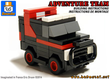 Lego Bricks Custom Model Famous Movies Micro Vehicle A -Team